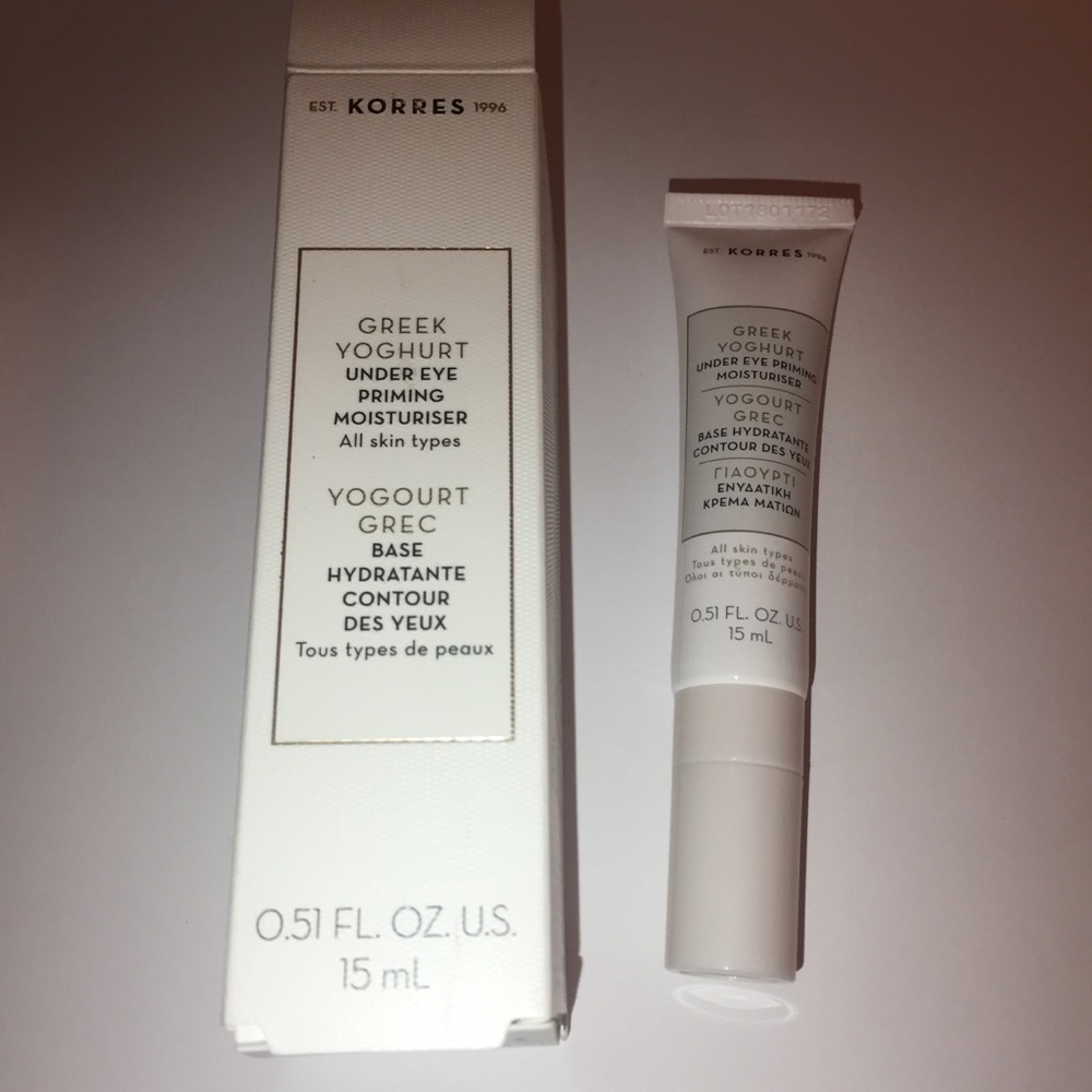 Korres Greek yoghurt under eye priming
